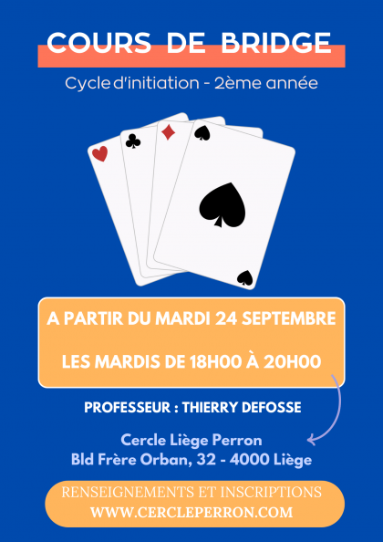 Affiche cours initiation 2ième année