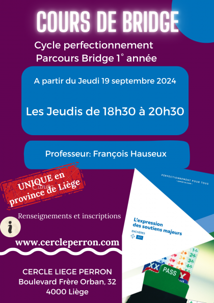 Cours Bridge perfectionnement du jeudi - cercleperron V2